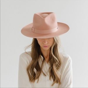 Gigi Pip Monroe Rancher Hat in Dusty Pink 57 S/M
